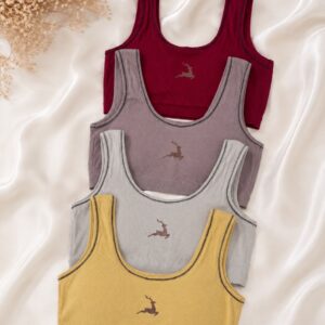تاپ نیم‌تنه کاپ‌دار زنانه Deer Comfort