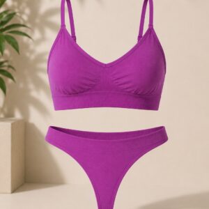 ست نیم‌ تنه و شورت زنانه نخی Singwear